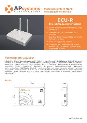 APsystems ECU-R -tiedonsiirtoyksikkö esite, 10 kpl