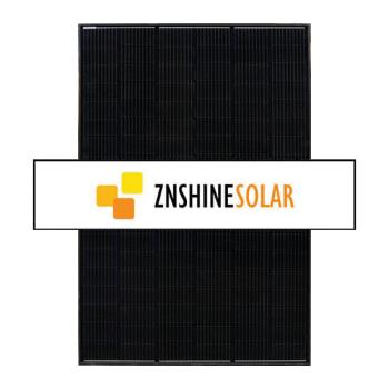 ZNShineSolar 400Wp bifacial -aurinkopaneeli, musta